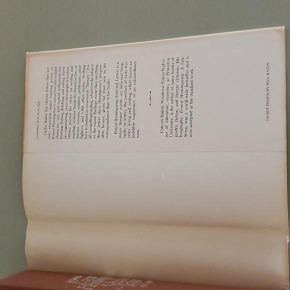 Vintage 1981 Ernest Hemingway Selected Letters - Carlos Baker - Picture 9 of 16